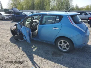 2011 Nissan LEAF SL-e with VIN JN1AZ0CP3BT006690, listed as a Copart auction lot 54450355 with 0 mi miles and Salvage Title. Bid and sale history available at carsss.com. Image 2.