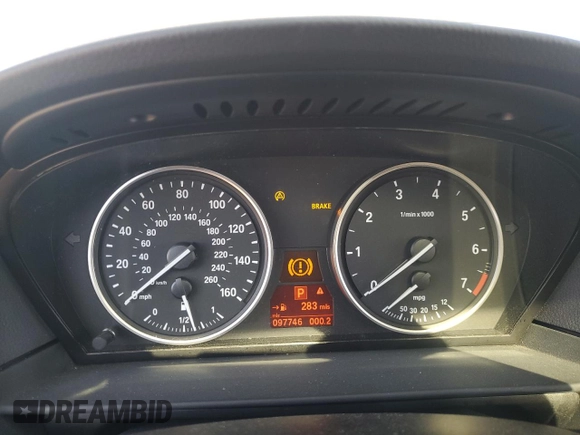2010 BMW 5 Series 550i with VIN WBANW5C57ACT56922, listed as a Copart auction lot 77617044 with 97,746 mi miles and Clean Title. Bid and sale history available at DreamBid. Image 9.