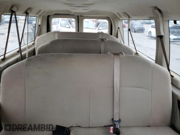 2011 Ford Econoline Passenger XL with VIN 1FBNE3BL1BDA61390, listed as a Copart auction lot 85365364 with 163,174 mi miles and Salvage Title. Bid and sale history available at carsss.com. Image 10.