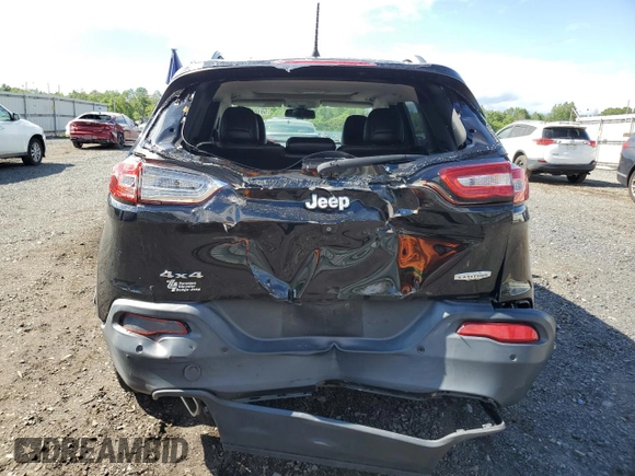 2018 Jeep Cherokee Latitude Plus with VIN 1C4PJMLX7JD502235, listed as a Copart auction lot 58185365 with 53,963 mi miles and Salvage title. Bid and sale history available at DreamBid. Image 6.