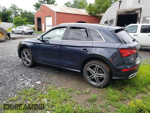 2018 Audi SQ5 with VIN WA1C4BFY5J2160840, listed as a Copart auction lot 59074103 with 48,523 mi miles and . Bid and sale history available at DreamBid. Image 2.