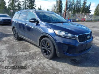 2019 Kia Sorento LX V6 with VIN 5XYPG4A53KG594866, listed as a IAAI auction lot 41812280 with 63,177 mi miles. Bid and sale history available at carsss.com. Image 1.