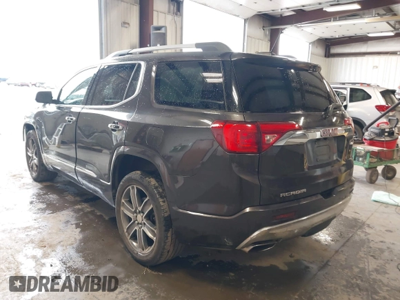 2017 GMC Acadia Denali with VIN 1GKKNXLS1HZ120885, listed as a IAAI auction lot 41974436 with 89,689 mi miles and . Bid and sale history available at carsss.com. Image 3.