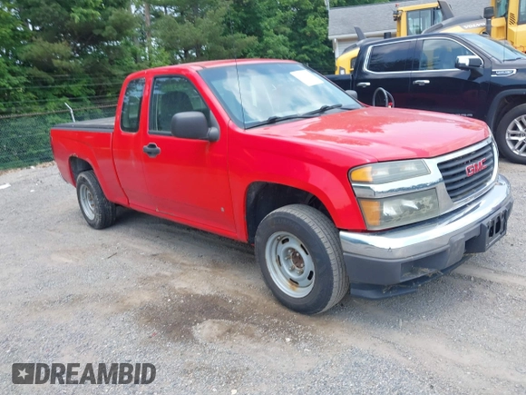 2007 GMC Canyon SLE1 with VIN 1GTCS19E578118942, listed as a IAAI auction lot 42476099 with 86,395 mi miles and . Bid and sale history available at DreamBid. Image 1.