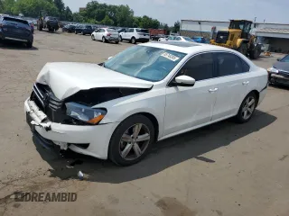 2013 Volkswagen Passat SE with VIN 1VWBP7A35DC138768, listed as a Copart auction lot 65748395 with 173,346 mi miles and Salvage title. Bid and sale history available at DreamBid. Image 1.