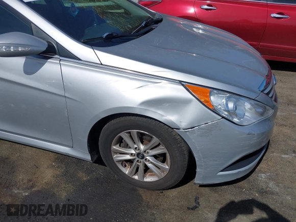 2014 Hyundai Sonata GLS with VIN 5NPEB4AC9EH852955, listed as a IAAI auction lot 42048474 with 107,357 mi miles and . Bid and sale history available at DreamBid. Image 6.