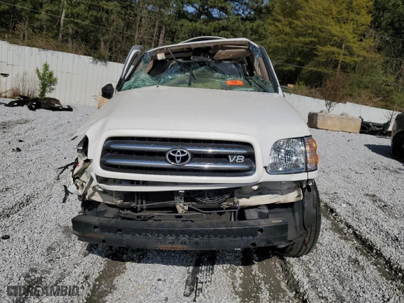 2002 Toyota Sequoia Limited with VIN 5TDZT38A82S079799, listed as a Copart auction lot 51153475 with 357,897 mi miles and Salvage Title. Bid and sale history available at carsss.com. Image 5.