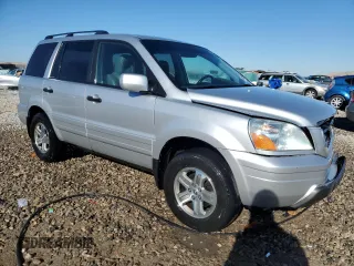 2005 Honda Pilot EX-L with VIN 5FNYF18555B044138, listed as a Copart auction lot 43066385 with 220,709 mi miles and Salvage Title. Bid and sale history available at carsss.com. Image 4.