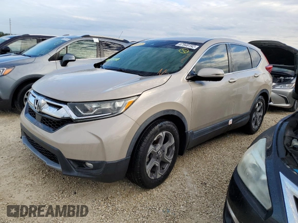 2017 Honda CR-V EX-L with VIN 5J6RW1H84HL007446, listed as a Copart auction lot 67948192 with 44,042 mi miles. Bid and sale history available at carsss.com. Image 1.
