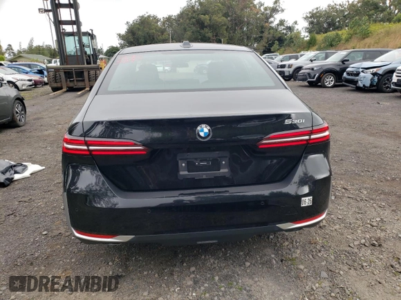 2024 BMW 5 Series 530i with VIN WBA43FJ05RCS02061, listed as a Copart auction lot 86399014 with 8,398 mi miles and Clean Title. Bid and sale history available at carsss.com. Image 6.
