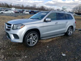2017 Mercedes-Benz GLS with VIN 4JGDF7DE0HA804282, listed as a Copart auction lot 82790194 with 62,409 mi miles and Salvage Title. Bid and sale history available at carsss.com. Image 1.