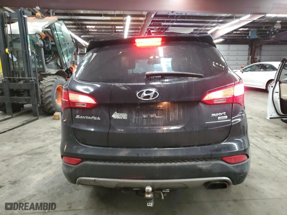 2013 Hyundai Santa Fe Sport with VIN 5XYZUDLB0DG123622, listed as a Copart auction lot 45416165 with 178,110 mi miles and Salvage Title. Bid and sale history available at carsss.com. Image 6.