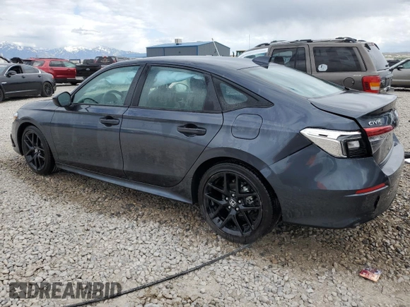 2024 Honda Civic Sport with VIN 2HGFE2F53RH592613, listed as a Copart auction lot 56556885 with 10,849 mi miles and Salvage title. Bid and sale history available at DreamBid. Image 2.