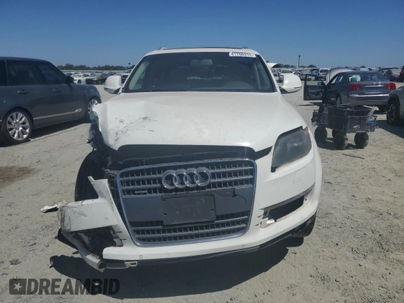 2009 Audi Q7 with VIN WA1AY74L59D006225, listed as a Copart auction lot 61760315 with 126,247 mi miles and Salvage title. Bid and sale history available at DreamBid. Image 5.