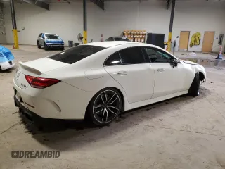 2019 Mercedes-Benz CLS with VIN WDD2J6BB7KA016724, listed as a Copart auction lot 43445545 with 45,142 mi miles and Salvage Title. Bid and sale history available at carsss.com. Image 3.