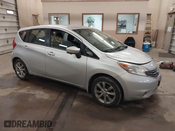 2015 Nissan Note SV with VIN 3N1CE2CP9FL428408, listed as a IAAI auction lot 41683654 with 114,288 mi miles and . Bid and sale history available at DreamBid. Image 1.