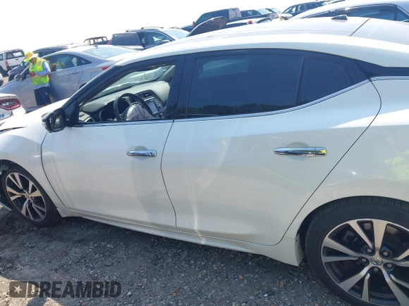 2017 Nissan Maxima S with VIN 1N4AA6APXHC371182, listed as a IAAI auction lot 42596000 with 159,710 mi miles and . Bid and sale history available at DreamBid. Image 14.