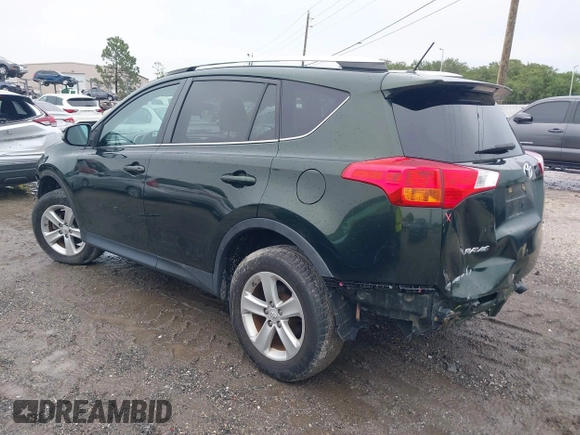 2013 Toyota RAV4 XLE with VIN 2T3RFREV2DW093538, listed as a IAAI auction lot 42404926 with 55,215 mi miles and . Bid and sale history available at DreamBid. Image 3.