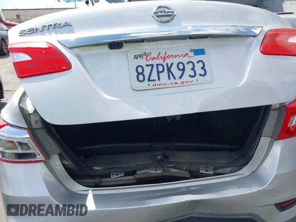 2019 Nissan Sentra S with VIN 3N1AB7AP6KY432493, listed as a IAAI auction lot 41892026 with 72,100 mi miles. Bid and sale history available at carsss.com. Image 12.