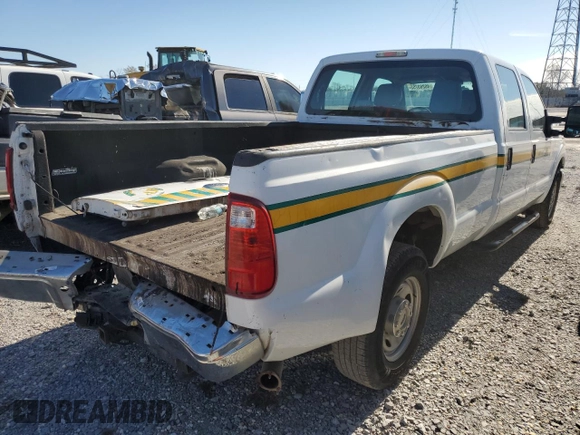 2015 Ford F-250 XL with VIN 1FT7W2A6XFED18828, listed as a Copart auction lot 46263755 with Not provided miles and Salvage title. Bid and sale history available at DreamBid. Image 3.