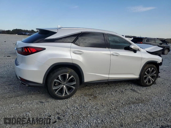 2020 Lexus RX with VIN 2T2HZMAA9LC162741, listed as a Copart auction lot 47083335 with 27,952 mi miles and Salvage Title. Bid and sale history available at carsss.com. Image 3.