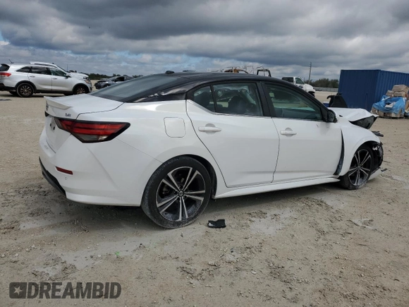 2021 Nissan Sentra SR with VIN 3N1AB8DV9MY244067, listed as a Copart auction lot 46513325 with Not Provided miles and Non Repairable. Bid and sale history available at DreamBid. Image 3.