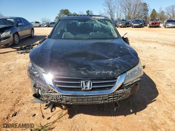 2014 Honda Accord Sedan EX-L with VIN 1HGCR3F80EA012511, listed as a Copart auction lot 48954655 with 161,511 mi miles and Salvage Title. Bid and sale history available at carsss.com. Image 5.