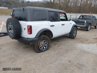 2024 Ford Bronco Badlands with VIN 1FMEE9BP1RLA93737, listed as a IAAI auction lot 41739232 with 6,667 mi miles. Bid and sale history available at carsss.com. Image 4.
