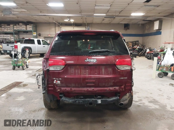 2018 Jeep Grand Cherokee Limited with VIN 1C4RJFBGXJC103685, listed as a IAAI auction lot 41758872 with 61,514 mi miles and . Bid and sale history available at DreamBid. Image 17.
