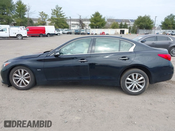 2016 Infiniti Q50 Premium with VIN JN1EV7AR2GM341628, listed as a IAAI auction lot 41898412 with 63,543 mi miles and . Bid and sale history available at DreamBid. Image 14.