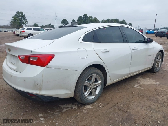2020 Chevrolet Malibu LS with VIN 1G1ZC5ST0LF135072, listed as a IAAI auction lot 41578379 with 69,732 mi miles. Bid and sale history available at carsss.com. Image 4.