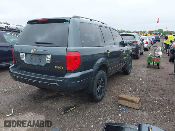 2005 Honda Pilot EX-L z VIN 5FNYF18585B063041, wystawiony jako IAAI lot #42267835 z przebiegiem 206 067 mil mil oraz . Historia ofert i sprzedaży dostępna na DreamBid. Obrazek 4.