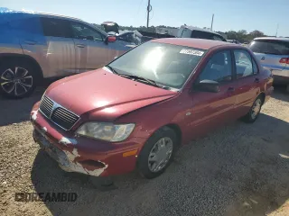 2003 Mitsubishi Lancer ES with VIN JA3AJ26E43U065588, listed as a Copart auction lot 77597304 with 108,665 mi miles and Salvage Title. Bid and sale history available at carsss.com. Image 1.