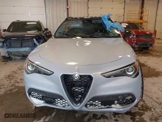 2020 Alfa Romeo Stelvio Sport with VIN ZASPAKAN7L7C97725, listed as a IAAI auction lot 41627878 with 43,523 mi miles. Bid and sale history available at carsss.com. Image 12.