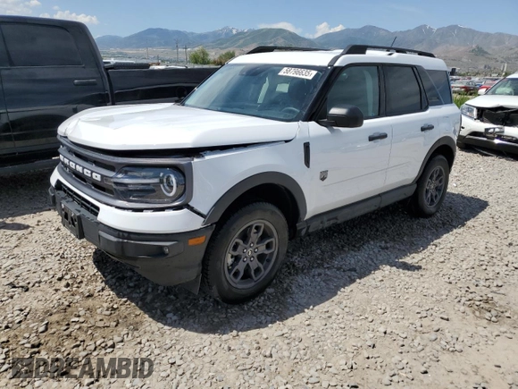2024 Ford Bronco Sport Big Bend with VIN 3FMCR9B68RRE16976, listed as a Copart auction lot 58796635 with 5,815 mi miles and Salvage title. Bid and sale history available at DreamBid. Image 1.