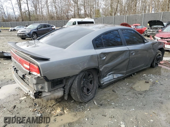 2012 Dodge Charger Police with VIN 2C3CDXAG2CH305414, listed as a Copart auction lot 87179554 with 196,172 mi miles and Salvage Title. Bid and sale history available at carsss.com. Image 3.