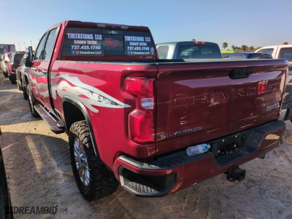 2020 Chevrolet Silverado 3500HD High Country with VIN 1GC4YVEY9LF307688, listed as a Copart auction lot 74640654 with 68,243 mi miles and Non Repairable. Bid and sale history available at carsss.com. Image 2.