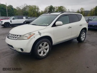 2006 Nissan Murano SE with VIN JN8AZ08W76W531189, listed as a Copart auction lot 72860234 with 89,853 mi miles and Clean Title. Bid and sale history available at carsss.com. Image 1.