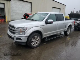 2019 Ford F-150 XL with VIN 1FTEW1E4XKFB47609, listed as a Copart auction lot 46127305 with 134,232 mi miles and Salvage Title. Bid and sale history available at carsss.com. Image 1.