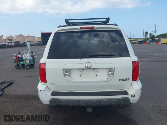 2005 Honda Pilot EX-L with RES with VIN 2HKYF186X5H530910, listed as a IAAI auction lot 41167862 with 199,775 mi miles. Bid and sale history available at carsss.com. Image 16.