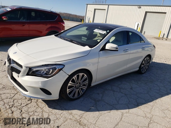 2017 Mercedes-Benz CLA 250 with VIN WDDSJ4GB2HN497092, listed as a Copart auction lot 41401744 with 84,083 mi miles and . Bid and sale history available at DreamBid. Image 1.