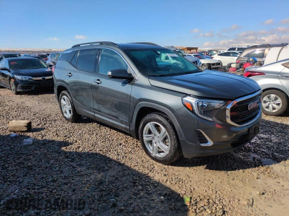 2019 GMC Terrain SLE with VIN 3GKALTEX4KL370851, listed as a Copart auction lot 46366275 with 126,581 mi miles and Salvage Title. Bid and sale history available at carsss.com. Image 4.