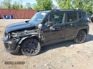 2019 Jeep Renegade Latitude z VIN ZACNJBBB2KPJ99916, wystawiony jako Copart lot #54740855 z przebiegiem 73 426 mil mil oraz Szkoda całkowita • Salvage title. Historia ofert i sprzedaży dostępna na DreamBid. Obrazek 1.