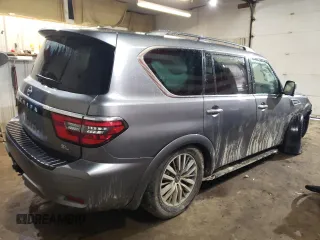 2023 Nissan Armada SL with VIN JN8AY2BD9P9693086, listed as a Copart auction lot 52119795 with 46,439 mi miles and Clean Title. Bid and sale history available at carsss.com. Image 3.