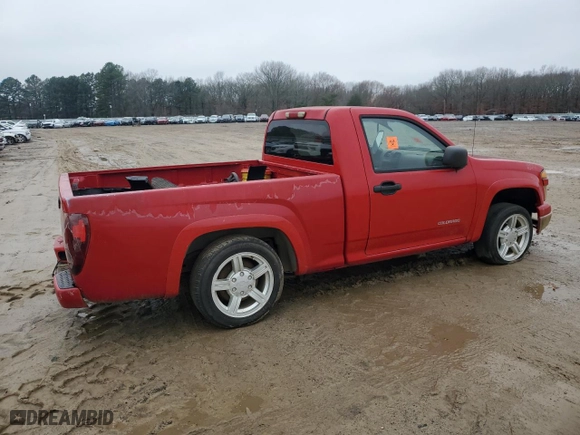 2005 Chevrolet Colorado Z85 with VIN 1GCCS148758170796, listed as a Copart auction lot 85278074 with 141,687 mi miles and Clean Title. Bid and sale history available at carsss.com. Image 3.