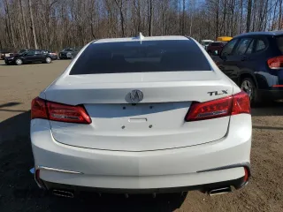 2018 Acura TLX w/Technology Pkg with VIN 19UUB2F59JA007083, listed as a Copart auction lot 48970135 with 91,784 mi miles and Salvage Title. Bid and sale history available at carsss.com. Image 6.