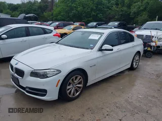 2014 BMW 5 Series 528i with VIN WBA5A5C5XED512045, listed as a IAAI auction lot 42152735 with 180,168 mi miles. Bid and sale history available at carsss.com. Image 20.