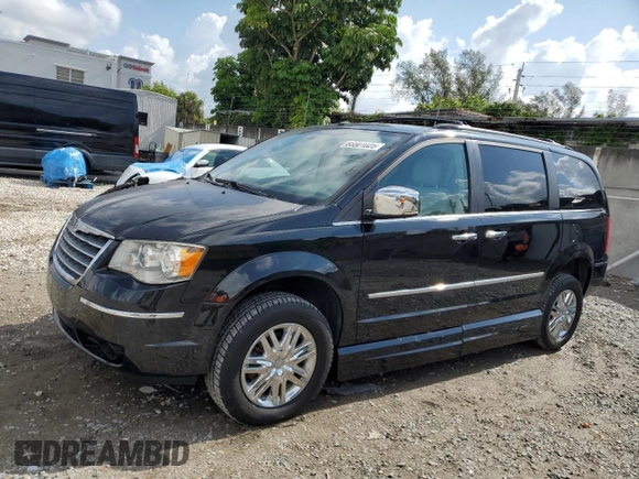 2010 Chrysler Town & Country Limited z VIN 2A4RR7DX0AR387518, wystawiony jako Copart lot #55501025 z przebiegiem 87 823 mil mil oraz Szkoda całkowita • Salvage title. Historia ofert i sprzedaży dostępna na DreamBid. Obrazek 1.