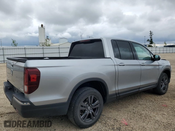 2019 Honda Ridgeline Sport with VIN 5FPYK3F17KB042627, listed as a Copart auction lot 57840035 with 82,555 mi miles and Salvage title. Bid and sale history available at DreamBid. Image 3.
