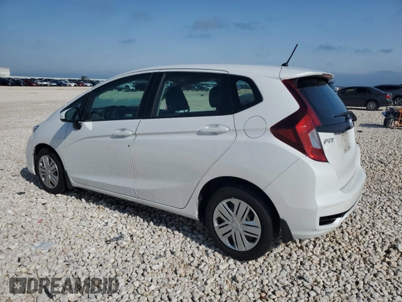 2019 Honda Fit LX with VIN 3HGGK5H48KM737557, listed as a Copart auction lot 55716935 with 123,210 mi miles and Salvage title. Bid and sale history available at DreamBid. Image 2.
